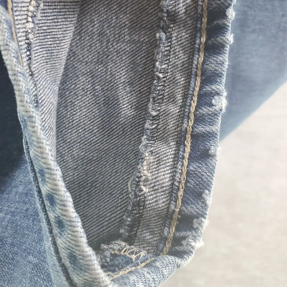 36 actual (38x29) Hudson Blake Slim Straight Men's Jeans 36 Denim Medium Light